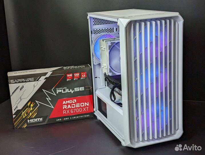 Игровой пк Ryzen 5600 / RX 6700XT /16gb/1tb