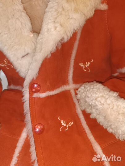 Дубленка натуральная для девочки