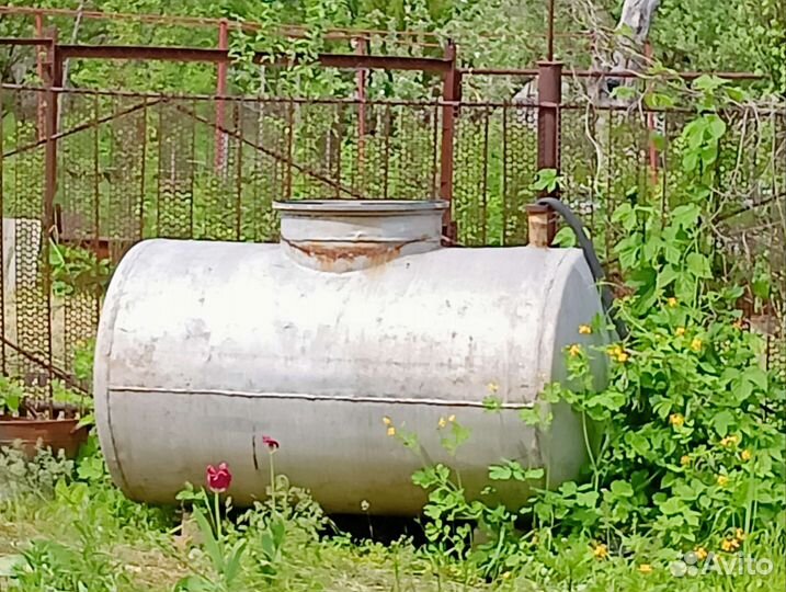 Бак для воды металлический, алюминий, 1 тонна