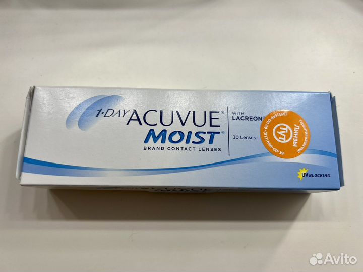 Линзы Acuvue Moist D -5 30шт