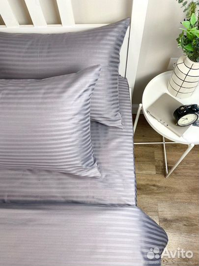 Постельное белье серое