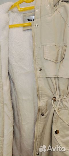 Тренч пальто для девочки, зима