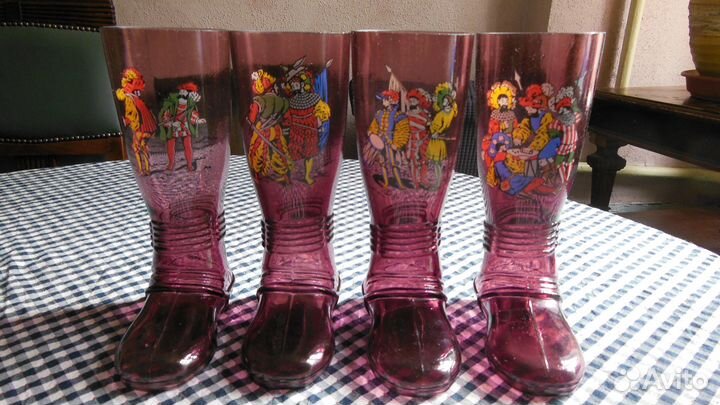 Посуда гдр. Бокал-сапог