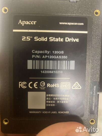 Комплектом продаю ) Ssd apacer panther