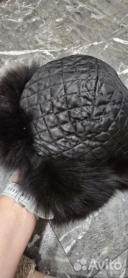 Шапка ушанка женская натуральный мех