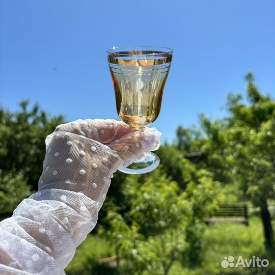 Рюмки СССР винтаж цветное стекло