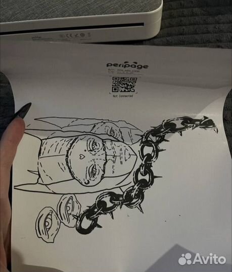 Термо принтер peripage A40