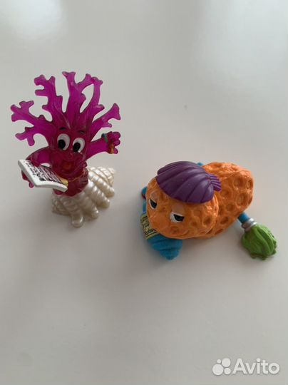 Игрушки из киндера. Морские обитатели