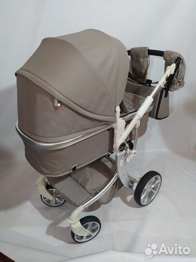 Коляска новая Farfello 3в1 и 2в1. Цвет Латте