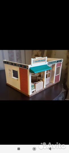 Sylvanian families домик и гамбургерная