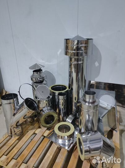 Дымоход 4 м Комплект Диаметр 150х250