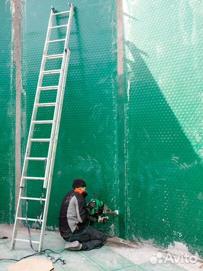 Экструзионная сварка колодцев с футеровкой,санация