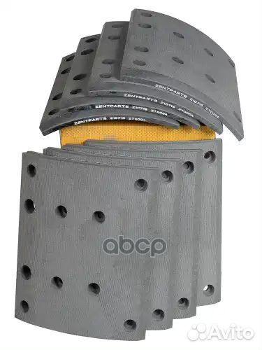 Накладки тормозные 1-рем 19496 18.3 (410x223)(С