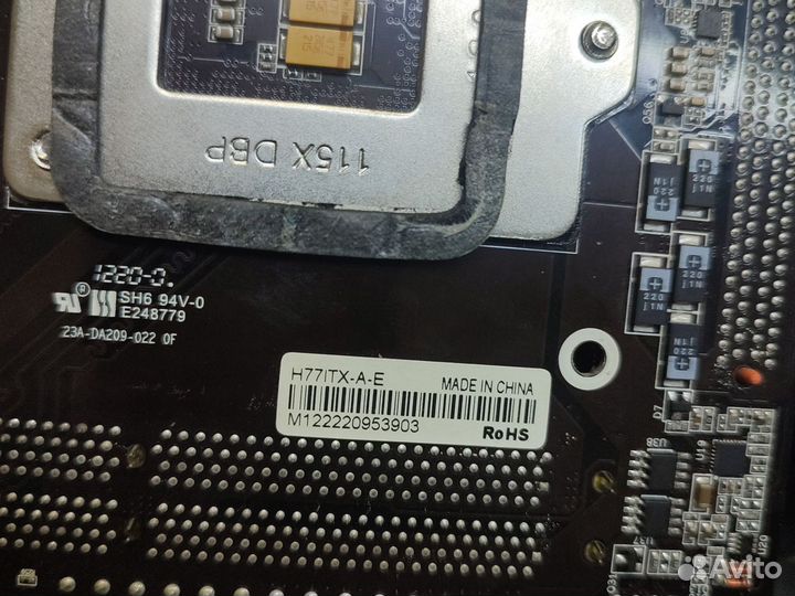 Zotac H77ITX-A-E мат плата не рабочая