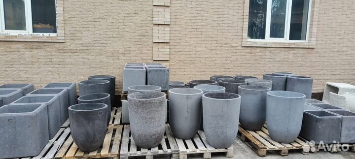 Кашпо из бетона