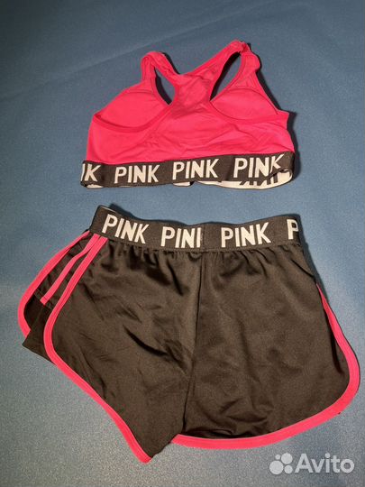 Спортивный костюм : топ и шорты женский XS S