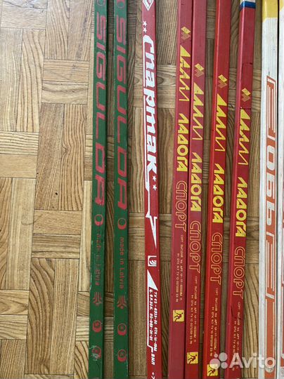 Клюшка хоккейная СССР («цена 4 р. 90 коп»)