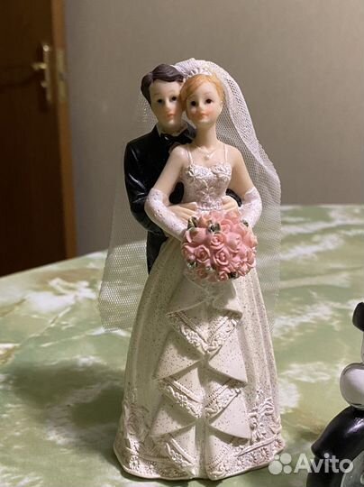 Свадебные фигурки на торт