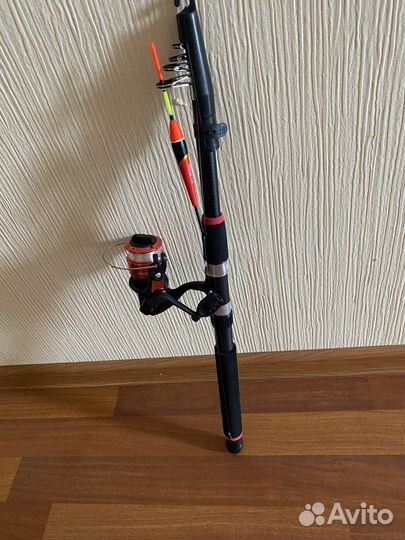 Удочка телескопическая 2,4 м в сборе
