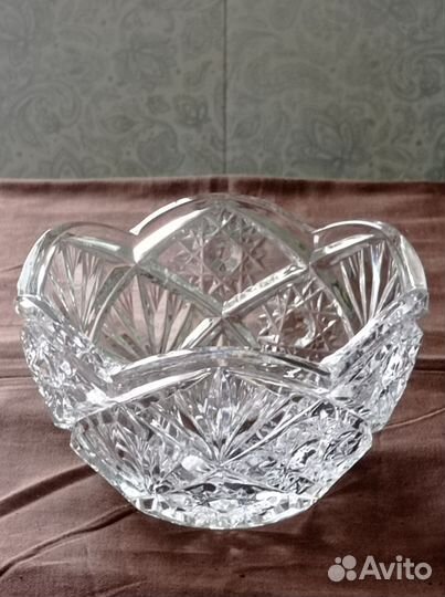 Набор хрустальных салатников времён СССР
