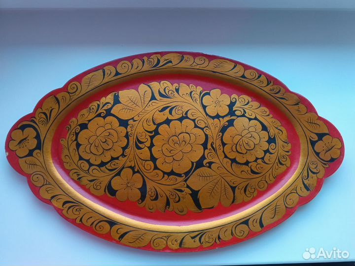 Поднос хохлома