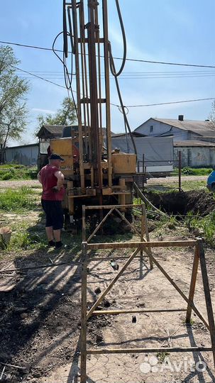 Замена глубинного насоса. абустройство скважин