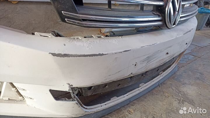 Бампер передний тигуан 1 2011-2019