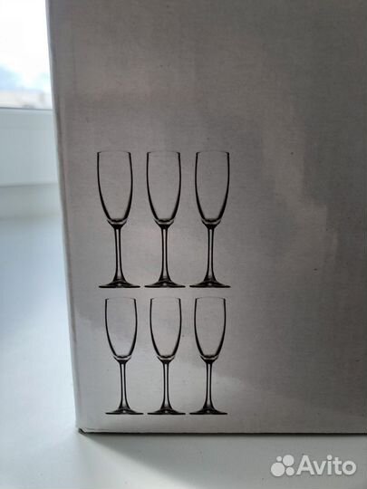 Бокалы набор новый