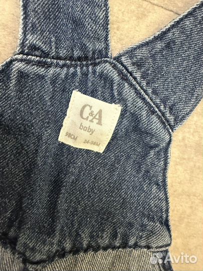 Джинсовый комбинезон 98 hm ca