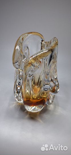 Редкая винтажная ваза для цветов Чехословакия