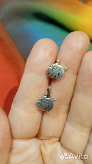 Дизайнерские серьги