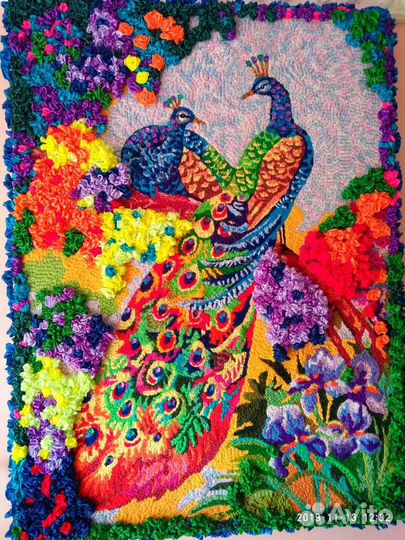 Картина вышивка