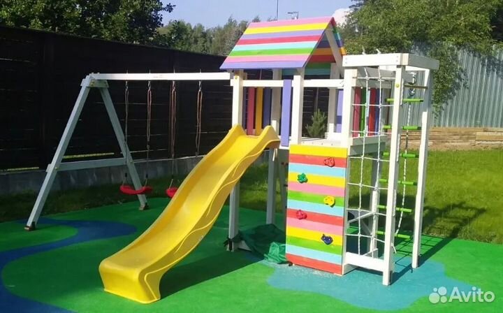 Площадка из клееного бруса