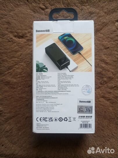 Новый Baseus 30000mAh 20W