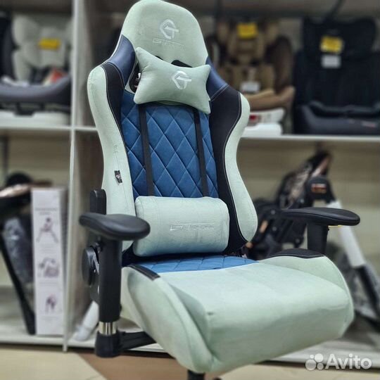 Игровое велюровое кресло