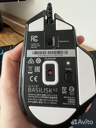 Игровая мышь Razer basilisk v2