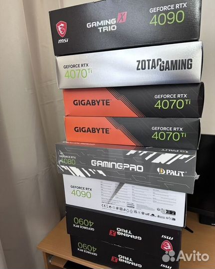 Видеокарты RTX4090/4080/4070(Ti) 4060(ti) Новые