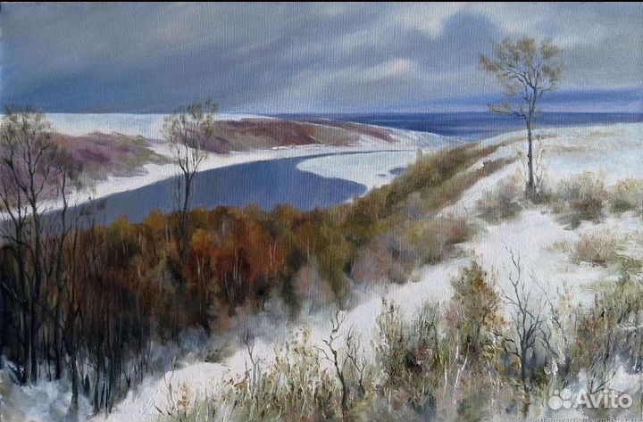 Картина масло пейзаж 40х60