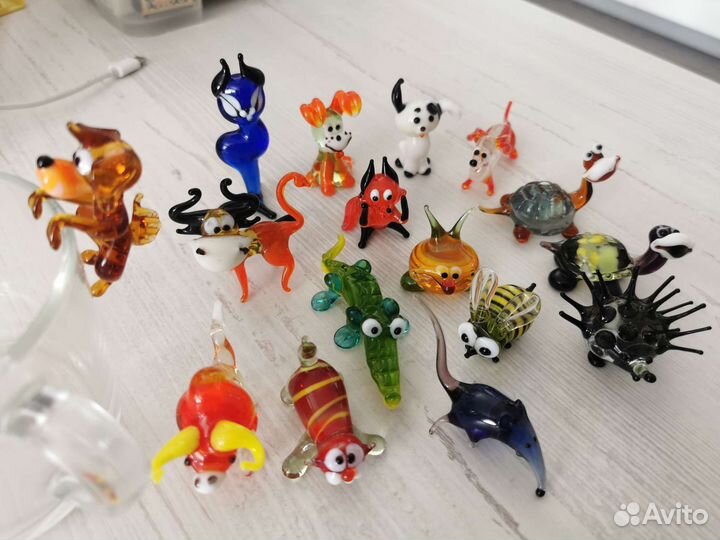 Коллекция стеклянных фигурок Гусь-Хрустальный