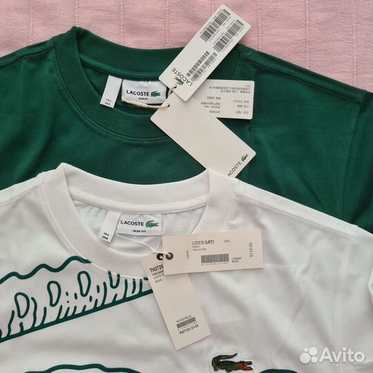 Футболка lacoste. Unisex. Oversize. Оригинал