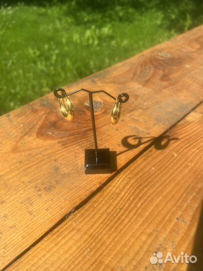 Серьги кольца