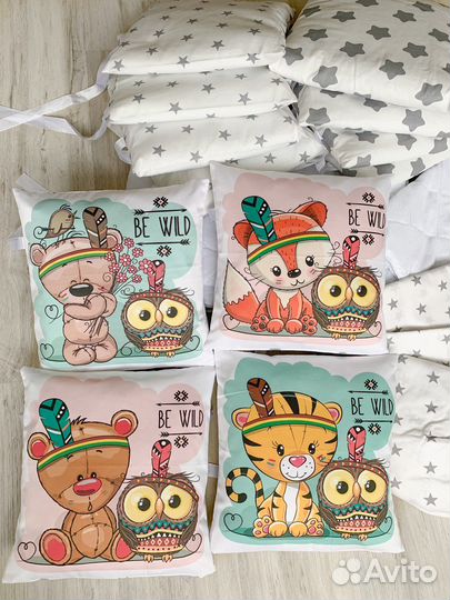 Бортики в детскую кровать новые