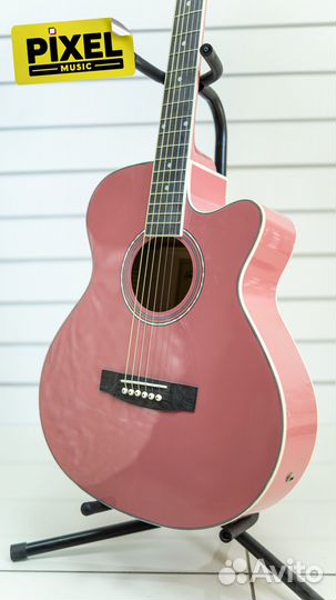 Акустическая гитара Harley Benton EAX-10 Pinky