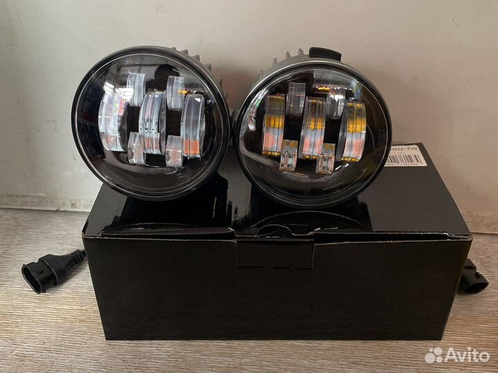 Противотуманные фары на Nissan 7 линза