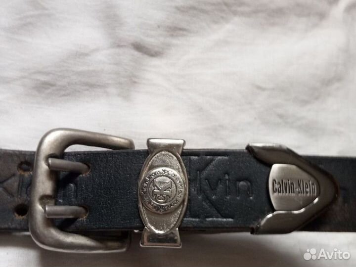 Ремень мужской кожаный Calvin Klein