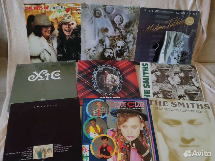 Виниловые пластинки поп музыка