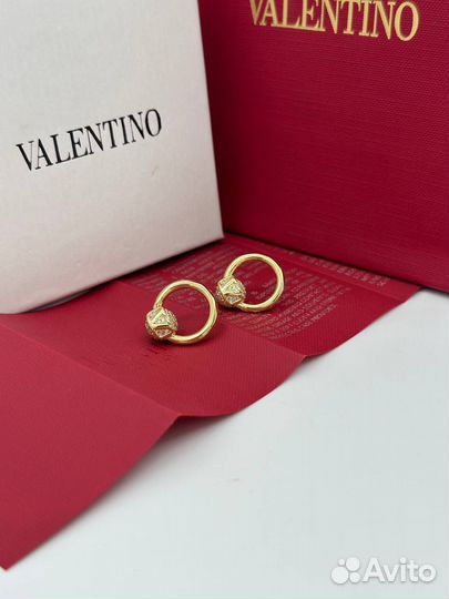 Серьги Valentino