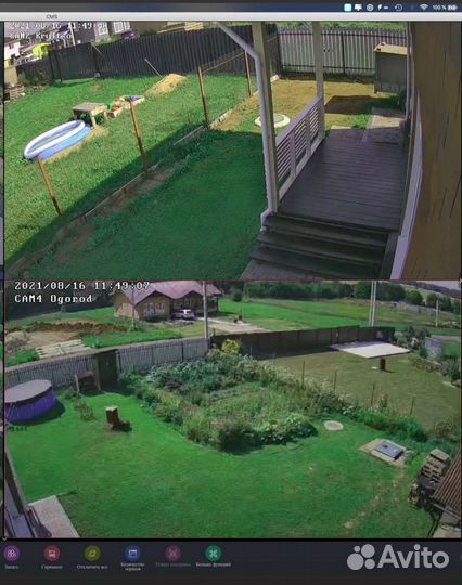 Беспроводное видеонаблюдение 4 камеры Hisee 3мп