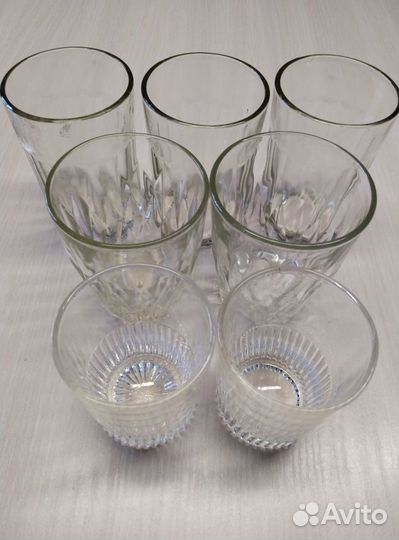 Граненые стаканы и стопки