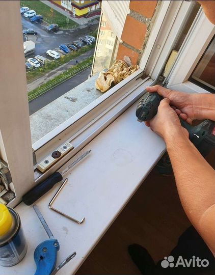 Ремонт пластиковых окон, ремонт окон